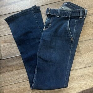 hollister dark wash bootcut jeans
